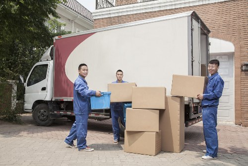 Removal van used for a West Brompton move