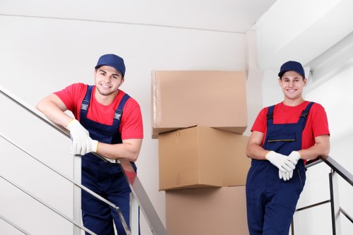 Customer service team resolving a removals complaint