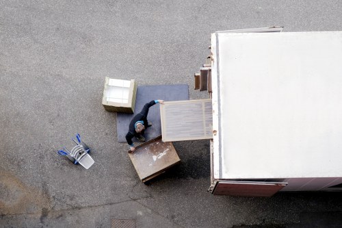Moving day checklist and labelled boxes for a West Brompton home move