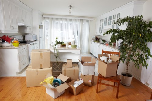 Local team collecting bulky furniture in Westbrompton with careful handling