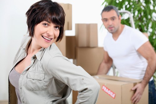 Local moving service preparing for a residential move in West Brompton