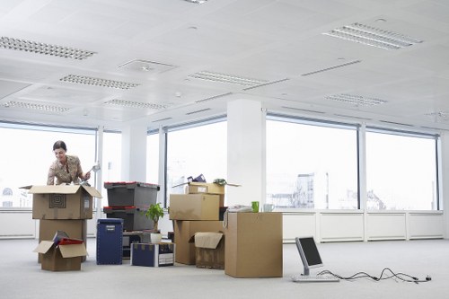 Professional packing support for a local office move in Westbrompton